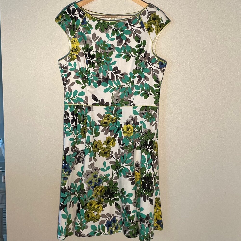 Vintage‎ London Style Collection Floral  Fitted & Tailored Size 14